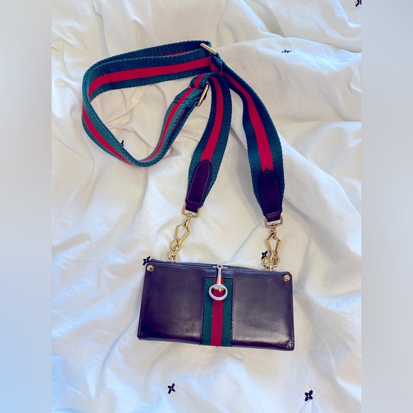 Gucci Horse Bit Clutch Wallet 1960’s Crossbody - Picture 2 of 2
